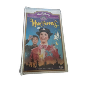 Mary Poppins (VHS, 1997) Masterpiece Collection, Limited Edition, Brand New